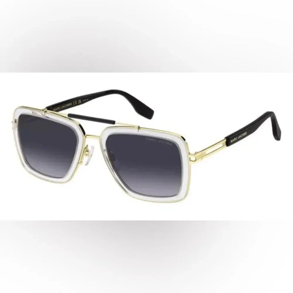 Marc Jacobs MARC 674/S 900/9O CRYSTAL Metal Sunglasses Men’s Sz 55-20-145